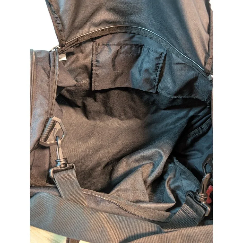 Nike Brasilia Duffel Bag - Black - Size Medium Faded Distressed Sports Training
